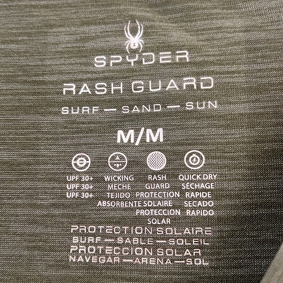 Spyder men’s swim rash guard - Picture 4 of 6